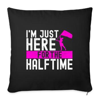 Flag Waving Marching Band Color Guard - Sofa pillowcase 17,3'' x 17,3'' (45 x 45 cm) - black - Front