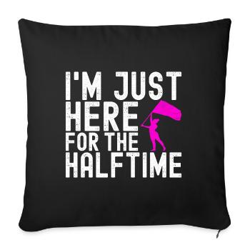 Flag Waving Marching Band Color Guard - Sofa pillowcase 17,3'' x 17,3'' (45 x 45 cm) - black - Front