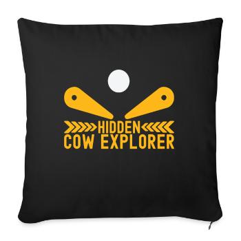 Flipper flipper - Housse de coussin décorative 45 x 45 cm - noir - Devant