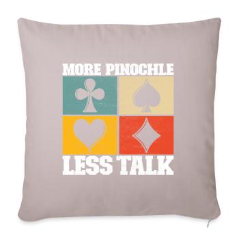 Binocular Pinochle - Sofa pillowcase 17,3'' x 17,3'' (45 x 45 cm) - light taupe - Front
