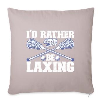 Lacrosse Lacrosse Players - Sofa pillowcase 17,3'' x 17,3'' (45 x 45 cm) - light taupe - Front