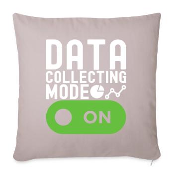Analyste de données en science des données - Housse de coussin décorative 45 x 45 cm - taupe clair - Devant
