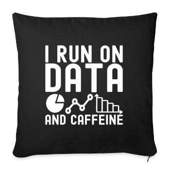 Data Science Data Analyst - Sofa pillowcase 17,3'' x 17,3'' (45 x 45 cm) - black - Front