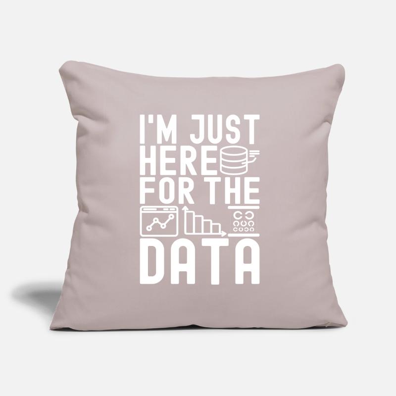 Data Science Data Analyst Sofa pillowcase 17,3'' x 17,3'' (45 x 45 cm)