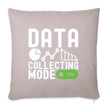 Analyste de données en science des données - Housse de coussin décorative 45 x 45 cm - taupe clair - Devant