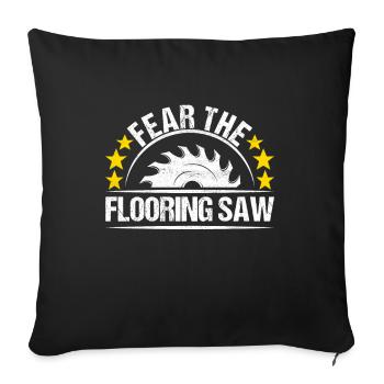 Tiler Floor Layer - Sofa pillowcase 17,3'' x 17,3'' (45 x 45 cm) - black - Front