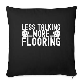 Tiler Floor Layer - Sofa pillowcase 17,3'' x 17,3'' (45 x 45 cm) - black - Front