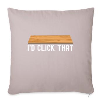 liesenleger floor layer - Sofa pillowcase 17,3'' x 17,3'' (45 x 45 cm) - light taupe - Front