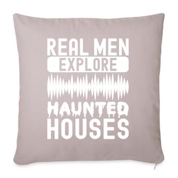 Paranormaler Ermittler Geister Jagen - Sofakissenbezug 45 x 45 cm - helles Taupe - Vorne