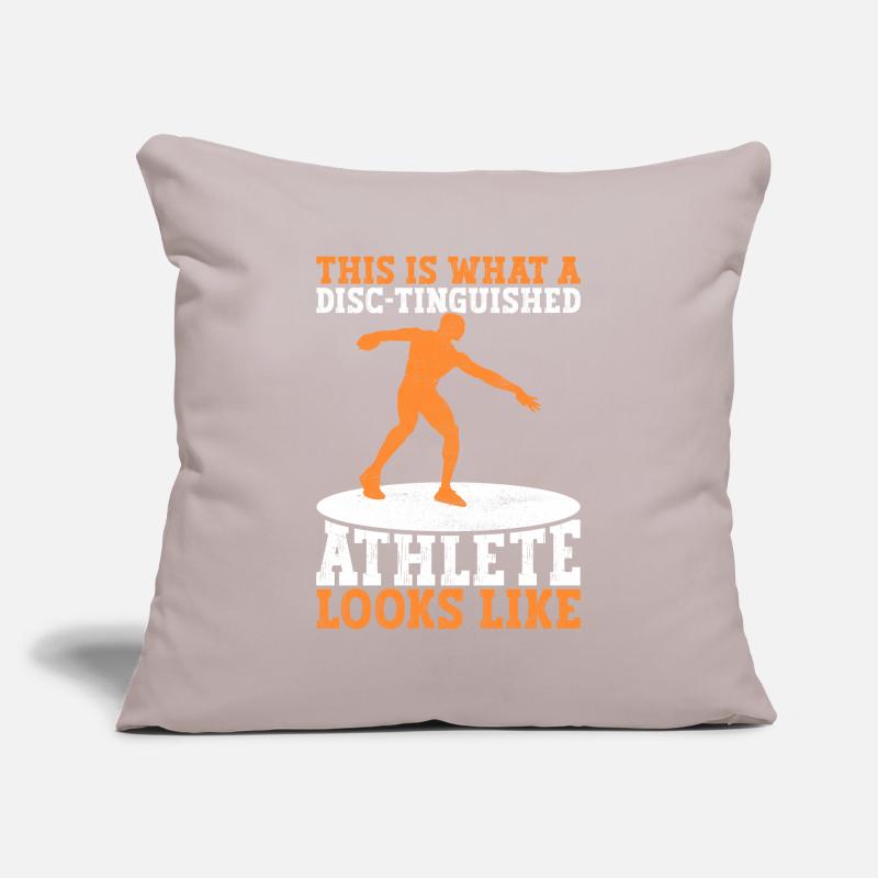 Discus thrower discus throw Sofa pillowcase 17,3'' x 17,3'' (45 x 45 cm)