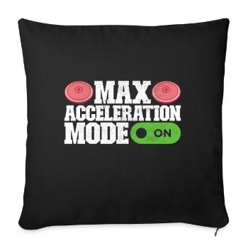Lancer du disque Lancer du disque - Housse de coussin décorative 45 x 45 cm - noir - Devant