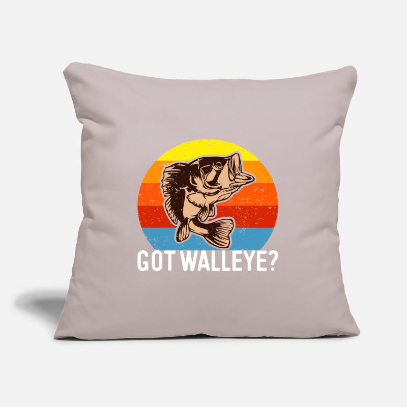 Pêcheur de doré Housse de coussin décorative 45 x 45 cm