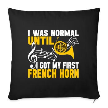 Cor Cuivres - Housse de coussin décorative 45 x 45 cm - noir - Devant