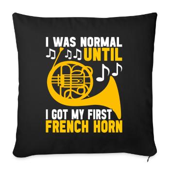 Cor Cuivres - Housse de coussin décorative 45 x 45 cm - noir - Devant