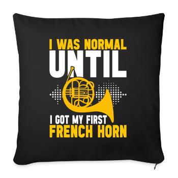 Cor Cuivres - Housse de coussin décorative 45 x 45 cm - noir - Devant