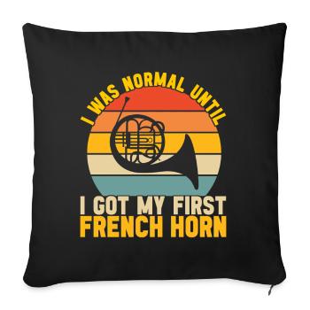 Cor Cuivres - Housse de coussin décorative 45 x 45 cm - noir - Devant