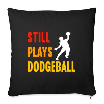 Ballon chasseur Ballon chasseur - Housse de coussin décorative 45 x 45 cm - noir - Devant