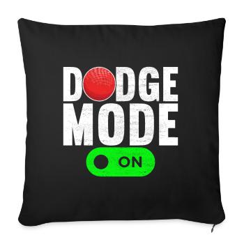 Dodgeball Dodgeball - Sofa pillowcase 17,3'' x 17,3'' (45 x 45 cm) - black - Front
