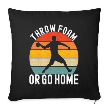 Dodgeball Dodgeball - Sofa pillowcase 17,3'' x 17,3'' (45 x 45 cm) - black - Front