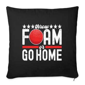 Dodgeball Dodgeball - Sofa pillowcase 17,3'' x 17,3'' (45 x 45 cm) - black - Front