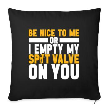 Euphonium Euphonium Player - Sofa pillowcase 17,3'' x 17,3'' (45 x 45 cm) - black - Front