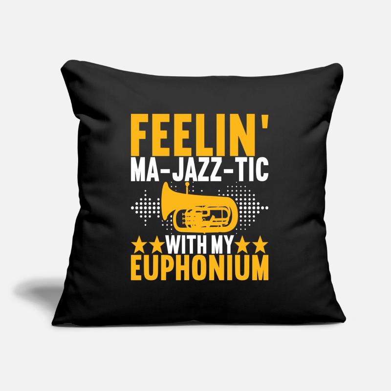 Euphonium Euphoniste Housse de coussin décorative 45 x 45 cm