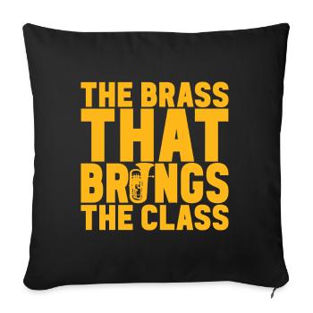 Euphonium Euphonium Player - Sofa pillowcase 17,3'' x 17,3'' (45 x 45 cm) - black - Front