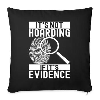 Forensik Forensiker - Sofakissenbezug 45 x 45 cm - Schwarz - Vorne