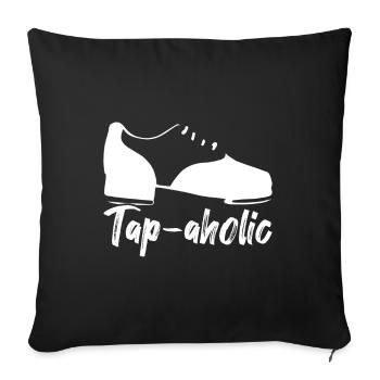 Tap Dance Tap Dancer - Sofa pillowcase 17,3'' x 17,3'' (45 x 45 cm) - black - Front