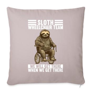 Wheelchair users Wheelchair - Sofa pillowcase 17,3'' x 17,3'' (45 x 45 cm) - light taupe - Front