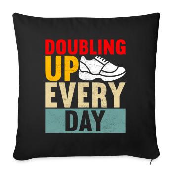 Sneakerhead Sneaker Collector - Sofa pillowcase 17,3'' x 17,3'' (45 x 45 cm) - black - Front