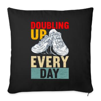 Sneakerhead Sneaker Collector - Housse de coussin décorative 45 x 45 cm - noir - Devant
