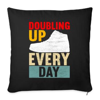 Sneakerhead Sneaker Collector - Sofa pillowcase 17,3'' x 17,3'' (45 x 45 cm) - black - Front