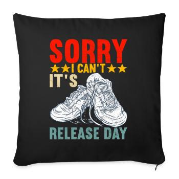 Sneakerhead Sneaker Collector - Sofa pillowcase 17,3'' x 17,3'' (45 x 45 cm) - black - Front