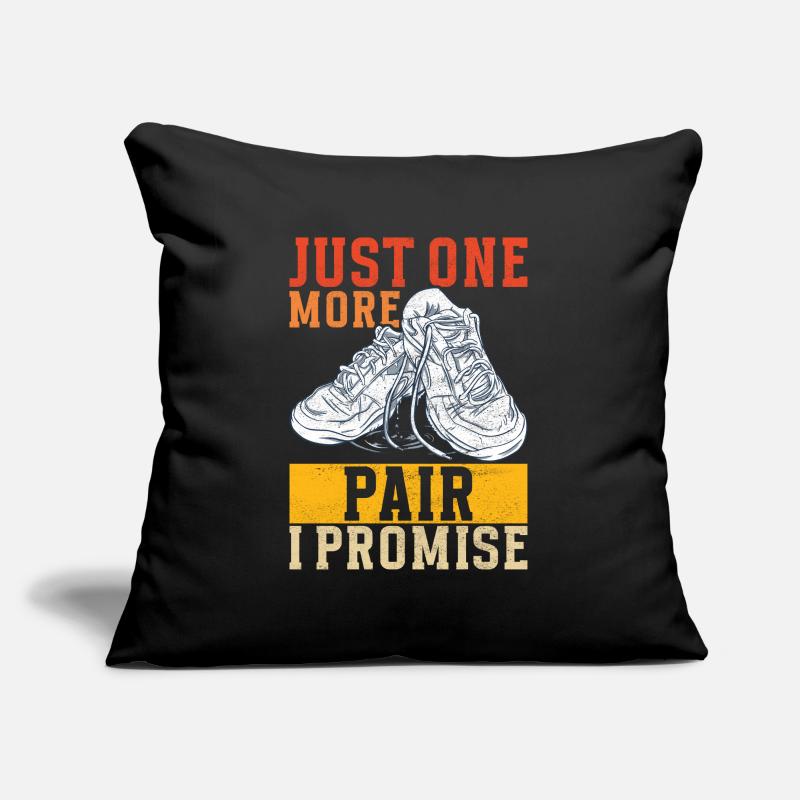 Sneakerhead Collectionneur de baskets Housse de coussin décorative 45 x 45 cm