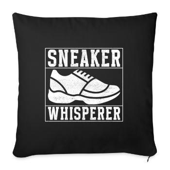 Sneakerhead Sneaker Collector - Sofa pillowcase 17,3'' x 17,3'' (45 x 45 cm) - black - Front