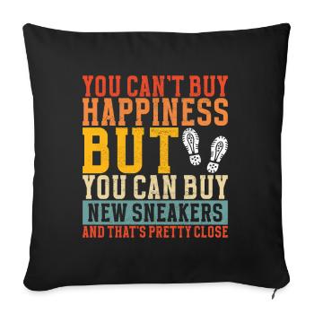 Sneakerhead Sneaker Collector - Sofa pillowcase 17,3'' x 17,3'' (45 x 45 cm) - black - Front