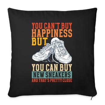 Sneakerhead Sneaker Collector - Sofa pillowcase 17,3'' x 17,3'' (45 x 45 cm) - black - Front