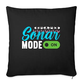 Marine Biology Marine Biologist - Sofa pillowcase 17,3'' x 17,3'' (45 x 45 cm) - black - Front