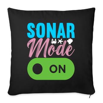 Marine Biology Marine Biologist - Sofa pillowcase 17,3'' x 17,3'' (45 x 45 cm) - black - Front