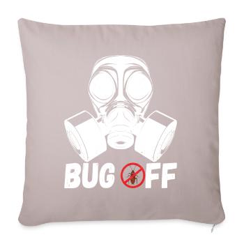 Pest Control Exterminator - Sofa pillowcase 17,3'' x 17,3'' (45 x 45 cm) - light taupe - Front