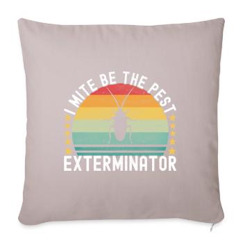 Pest Control Exterminator - Sofa pillowcase 17,3'' x 17,3'' (45 x 45 cm) - light taupe - Front