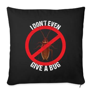 Pest Control Exterminator - Sofa pillowcase 17,3'' x 17,3'' (45 x 45 cm) - black - Front
