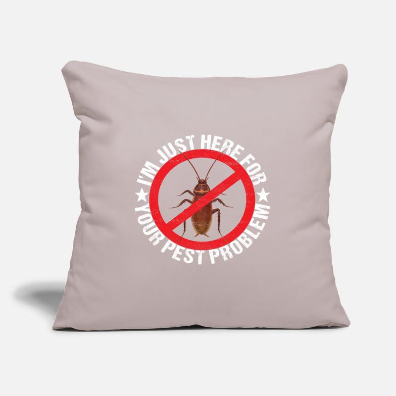 Schädlingsbekämpfung Kammerjäger Sofakissenbezug 45 x 45 cm