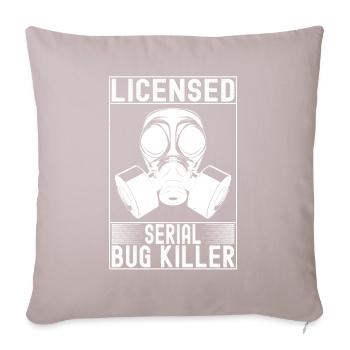 Pest Control Exterminators - Sofa pillowcase 17,3'' x 17,3'' (45 x 45 cm) - light taupe - Front