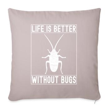 Pest Control Exterminators - Sofa pillowcase 17,3'' x 17,3'' (45 x 45 cm) - light taupe - Front