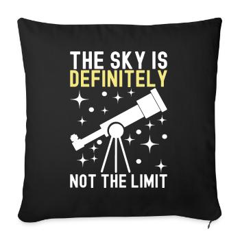 Atronome Astronomy - Sofa pillowcase 17,3'' x 17,3'' (45 x 45 cm) - black - Front