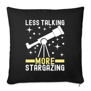Atronome Astronomy - Sofa pillowcase 17,3'' x 17,3'' (45 x 45 cm) - black - Front