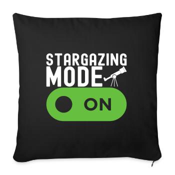 Atronome Astronomy - Sofa pillowcase 17,3'' x 17,3'' (45 x 45 cm) - black - Front
