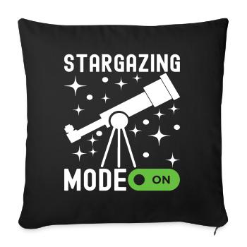 Atronome Astronomy - Sofa pillowcase 17,3'' x 17,3'' (45 x 45 cm) - black - Front